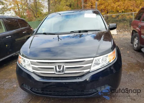 2013 Honda Odyssey Ex-L из США, поврежденный, VIN 5FNRL5H60DB064132